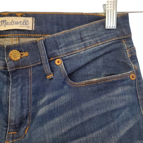 Madewell Skinny Ankle Zip Jeans - Picture 4 of 9
